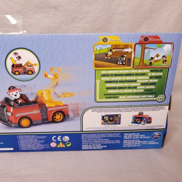 Paw Patrol Mission Paw Rescue Vehicles Set Marshall & Rubble Toys R Us Exclusive - Picture 7 of 7